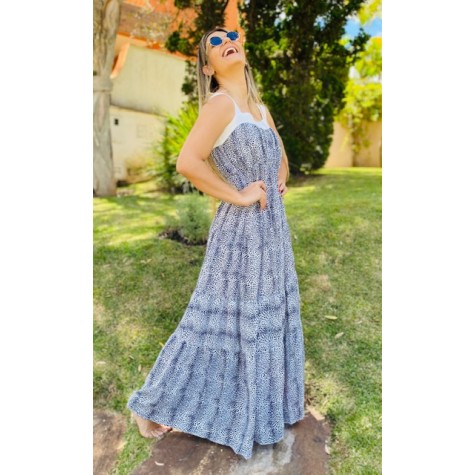 Vestido Dots Azul
