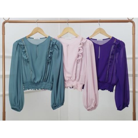 Blusa Mariela-Areia Eleganza #e5c0ac-M