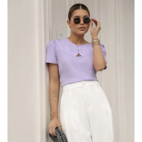 Blusa Lud-Pastel Lilac #BCAFCF-G