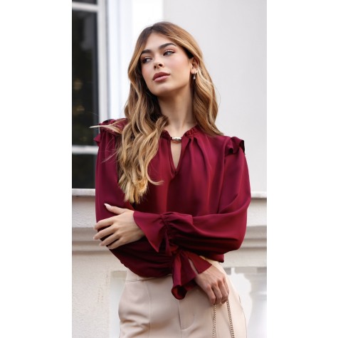 Blusa Bordô -M