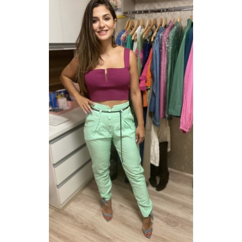 Calça Marisa-Verde Agua #aacebc-G