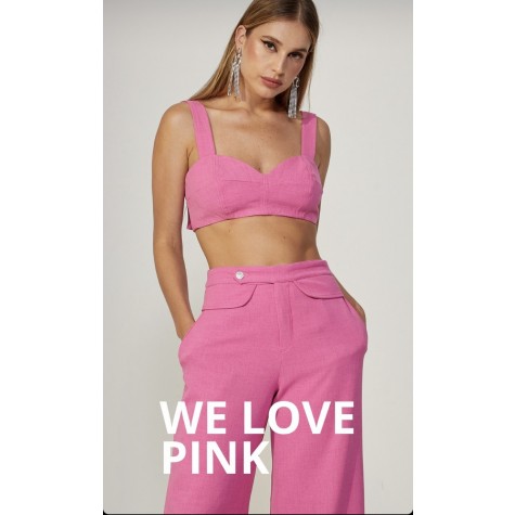 Calça Pantalona Pink