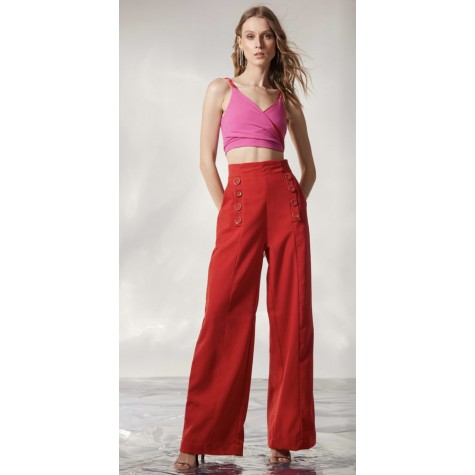 Calça Pantalona alfaiataria 