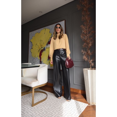 Calça Thasia-Bege #Ffffe0-M