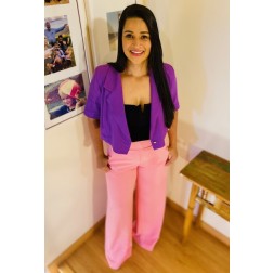 Calça pantalona fluidez